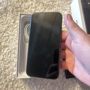 Like new iPhone 11 Blue Smartphone with Charging Cable - unlocked. Ty.